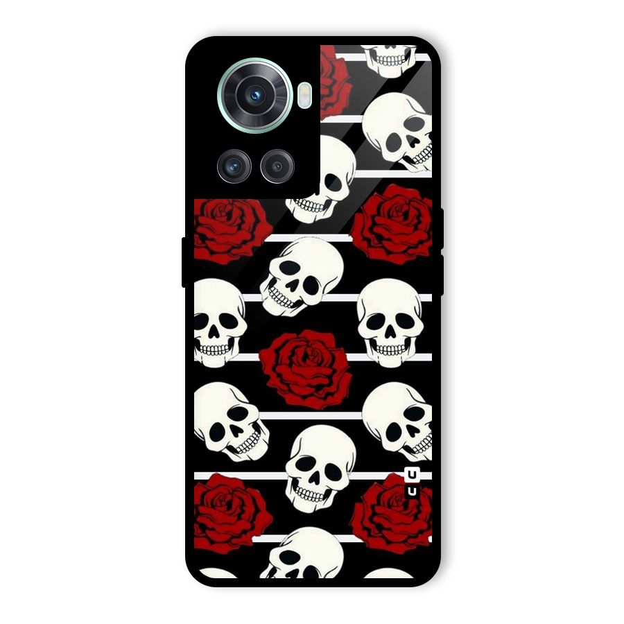 Adorable Skulls Glass Back Case for OnePlus 10R