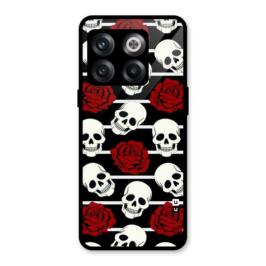 Adorable Skulls Glass Back Case for OnePlus 10T