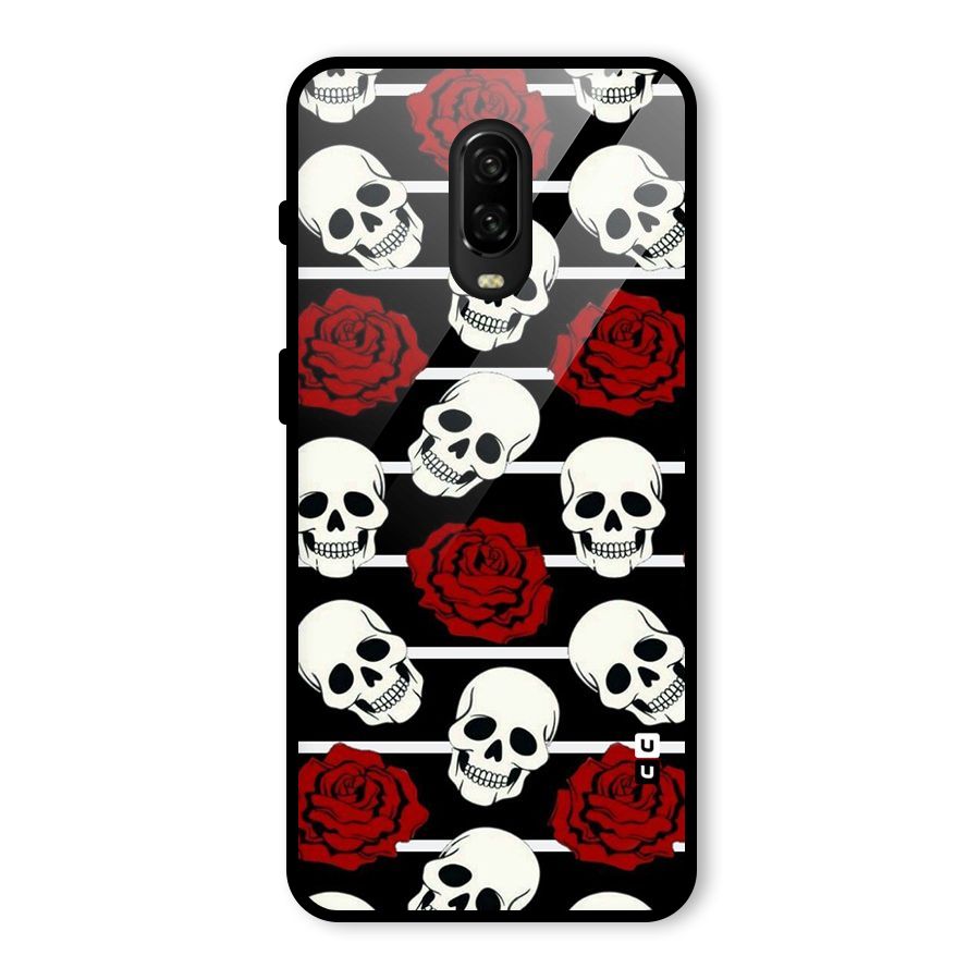 Adorable Skulls Glass Back Case for OnePlus 6T