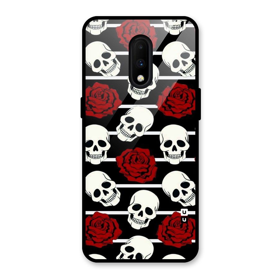 Adorable Skulls Glass Back Case for OnePlus 7
