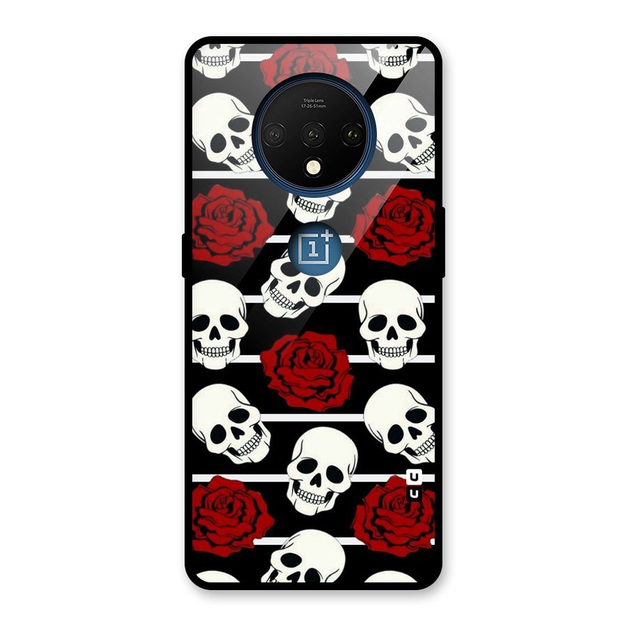 Adorable Skulls Glass Back Case for OnePlus 7T
