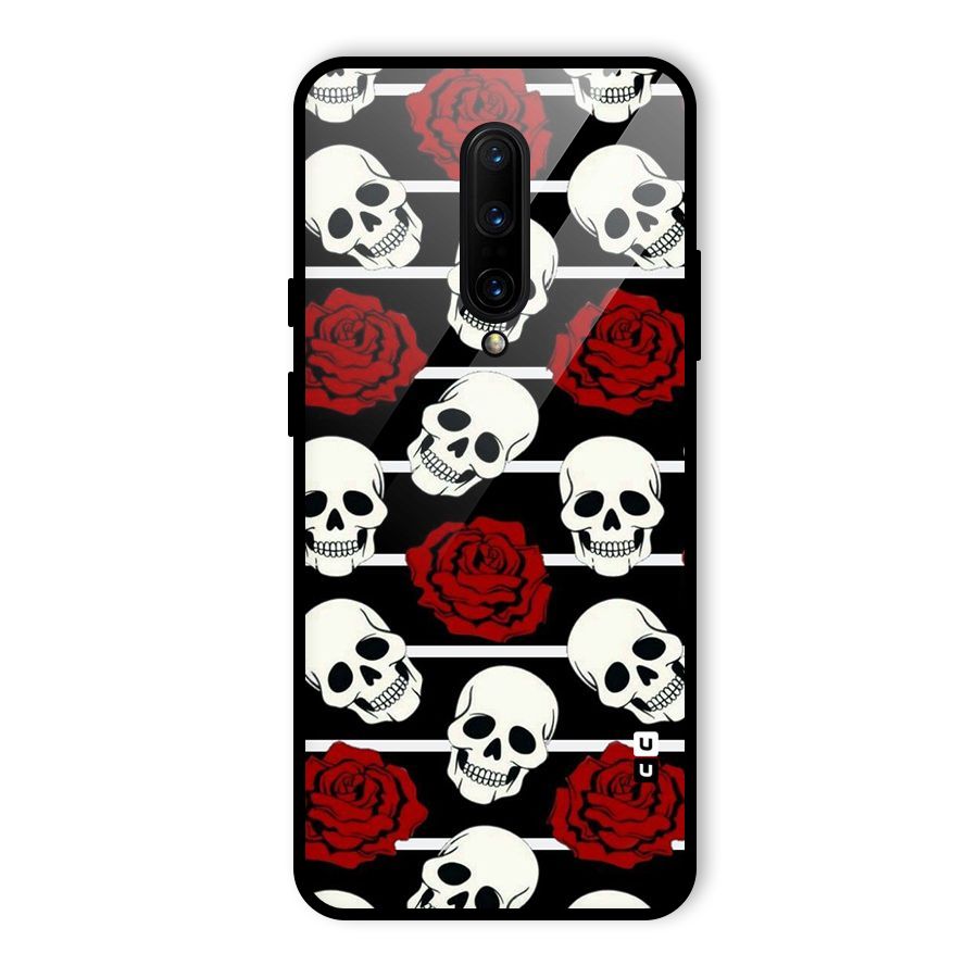 Adorable Skulls Glass Back Case for OnePlus 7 Pro