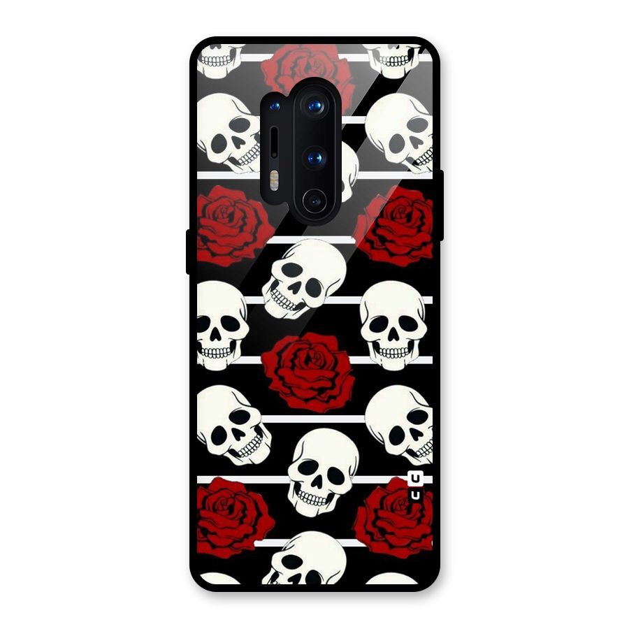 Adorable Skulls Glass Back Case for OnePlus 8 Pro