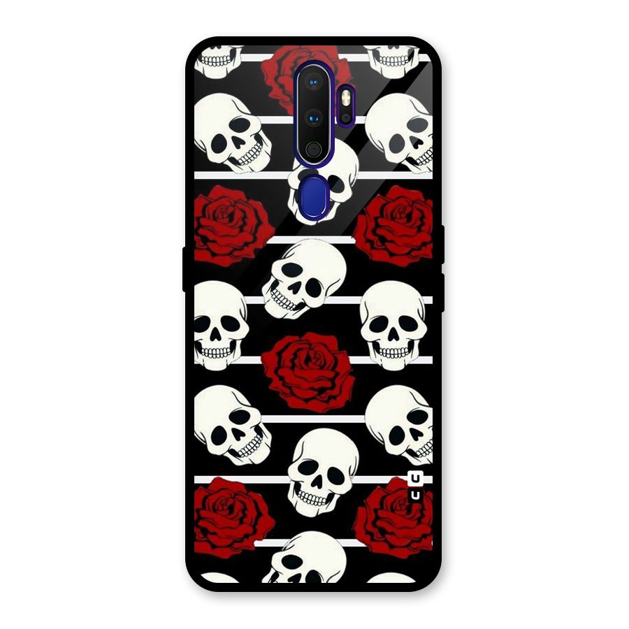 Adorable Skulls Glass Back Case for Oppo A9 (2020)