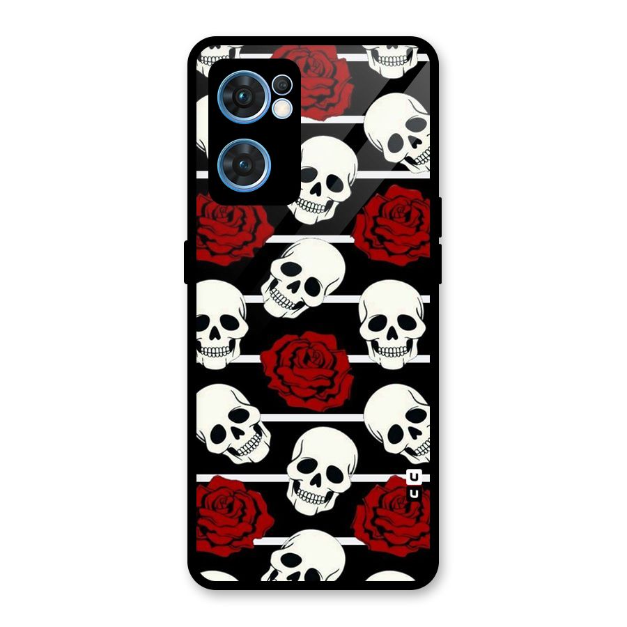 Adorable Skulls Glass Back Case for Oppo Reno7 5G