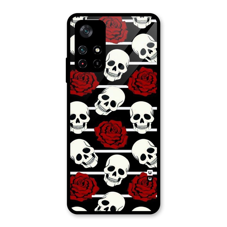 Adorable Skulls Glass Back Case for Poco M4 Pro 5G