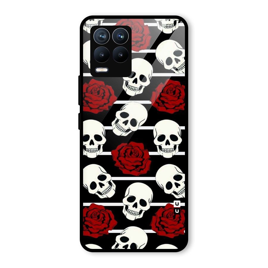 Adorable Skulls Glass Back Case for Realme 8 Pro