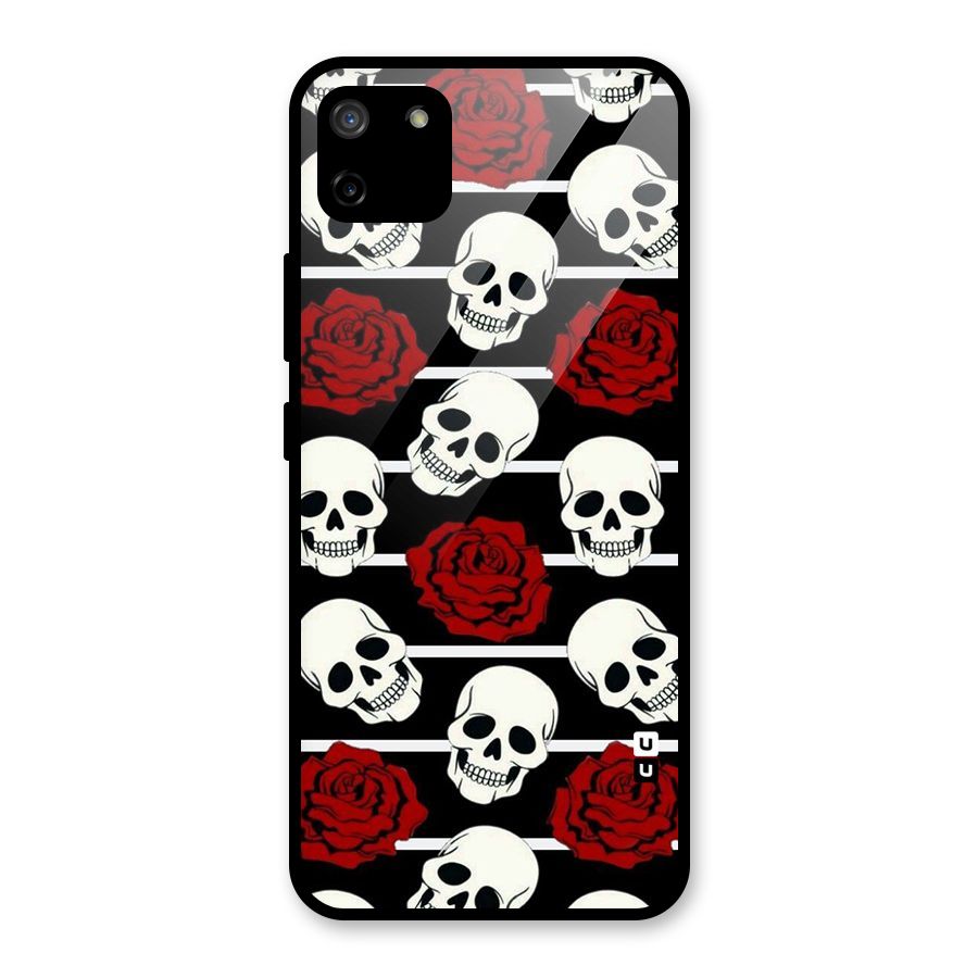 Adorable Skulls Glass Back Case for Realme C11