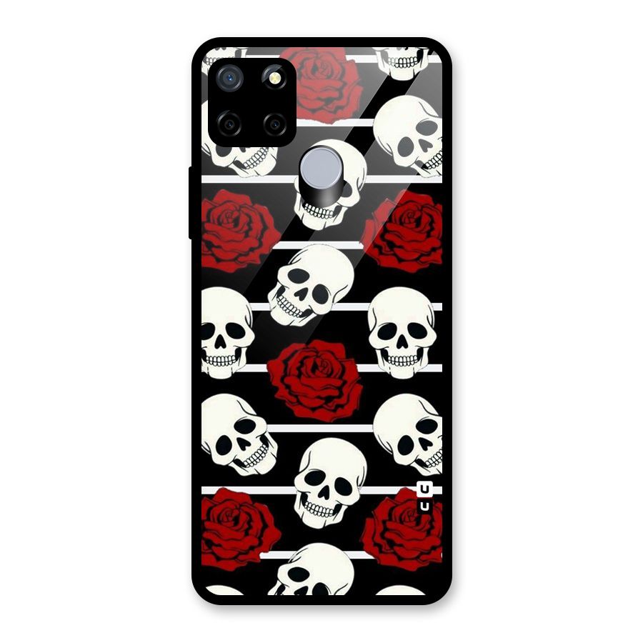 Adorable Skulls Glass Back Case for Realme C12
