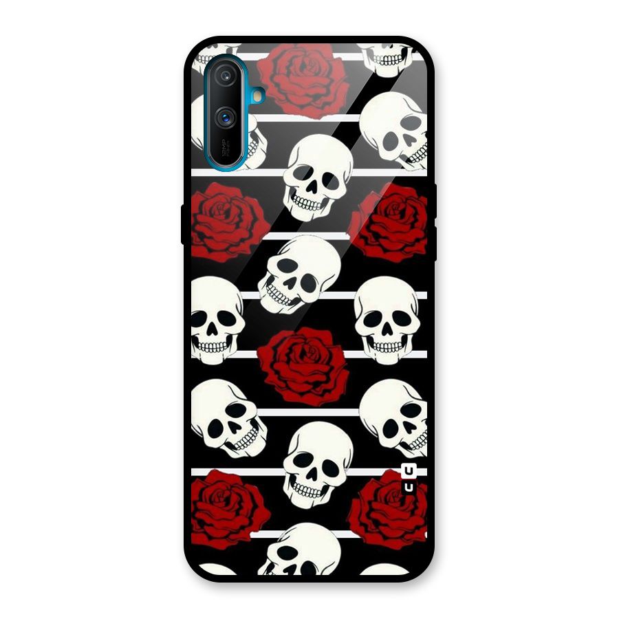 Adorable Skulls Glass Back Case for Realme C3