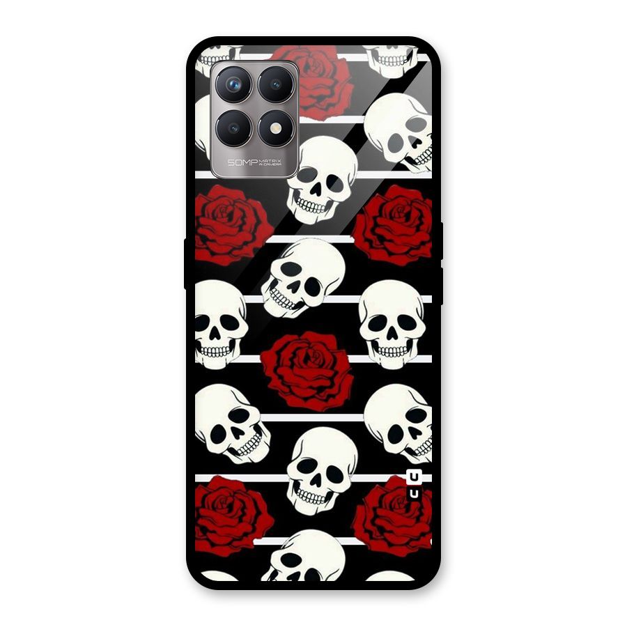 Adorable Skulls Glass Back Case for Realme Narzo 50