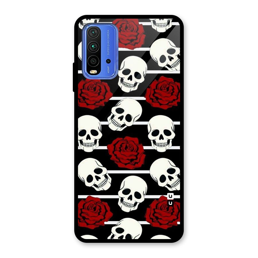 Adorable Skulls Glass Back Case for Redmi 9 Power