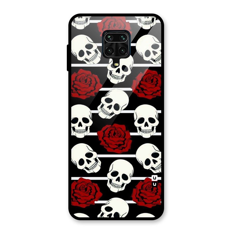 Adorable Skulls Glass Back Case for Redmi Note 10 Lite