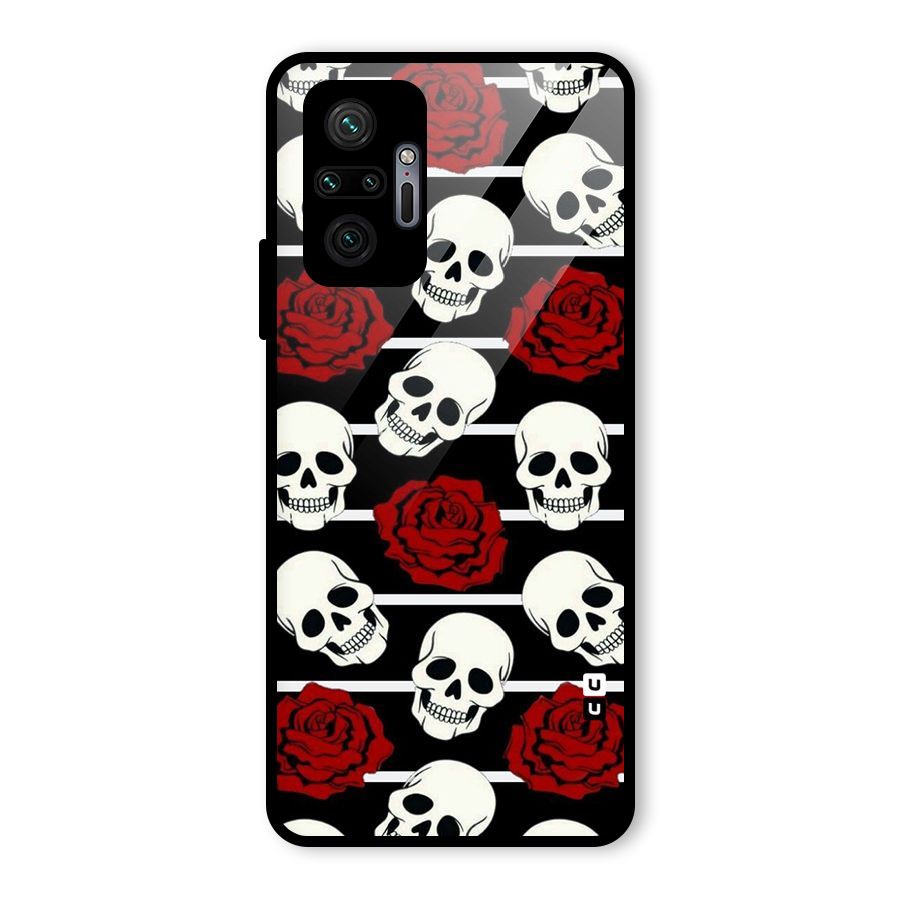 Adorable Skulls Glass Back Case for Redmi Note 10 Pro Max