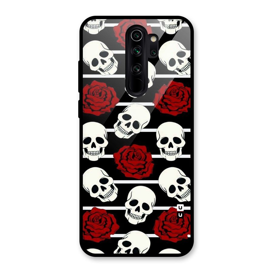 Adorable Skulls Glass Back Case for Redmi Note 8 Pro