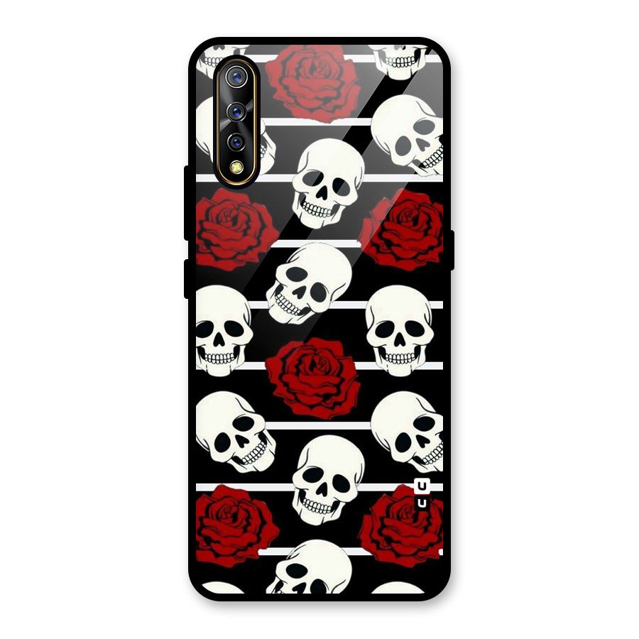 Adorable Skulls Glass Back Case for Vivo S1