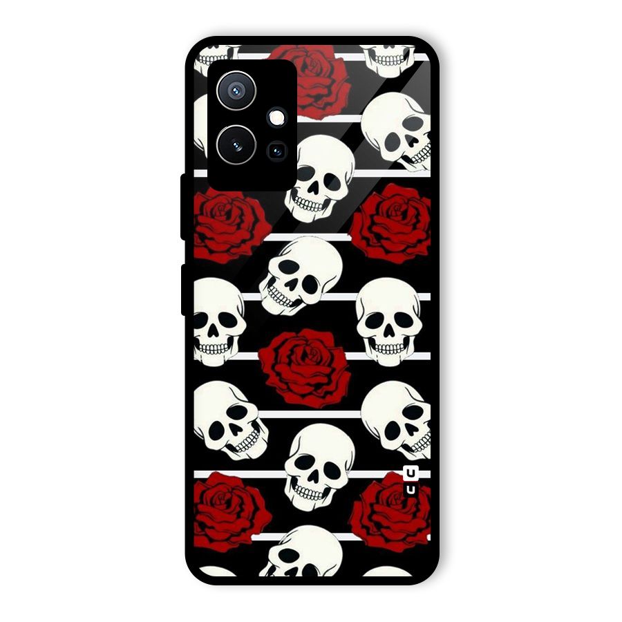 Adorable Skulls Glass Back Case for Vivo T1 5G