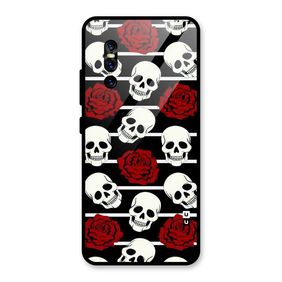 Adorable Skulls Glass Back Case for Vivo V15 Pro