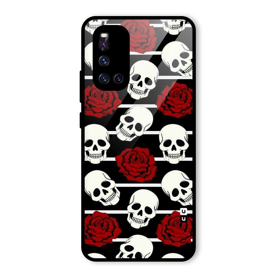 Adorable Skulls Glass Back Case for Vivo V19