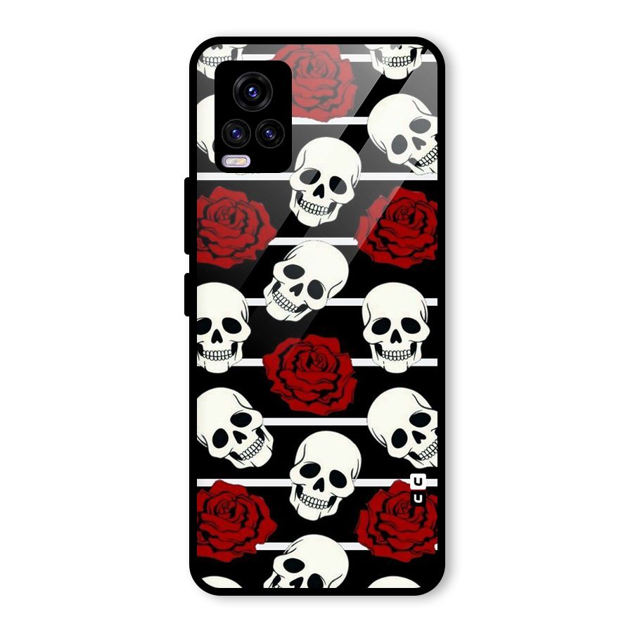 Adorable Skulls Glass Back Case for Vivo V20