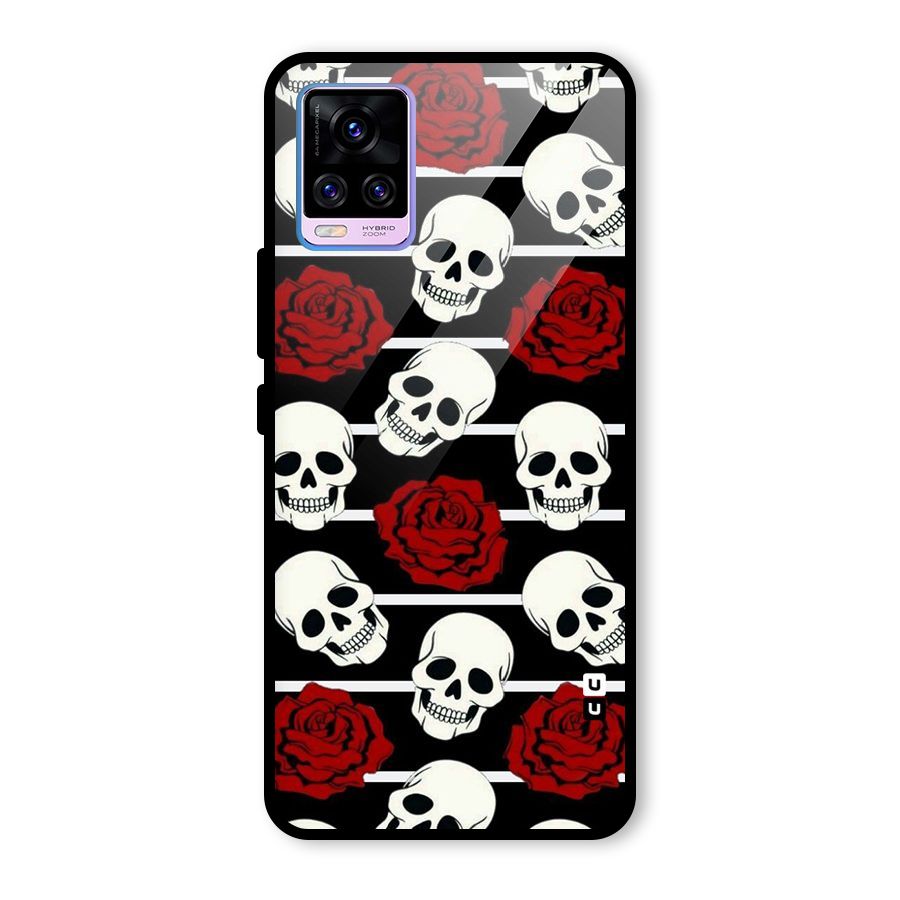 Adorable Skulls Glass Back Case for Vivo V20 Pro