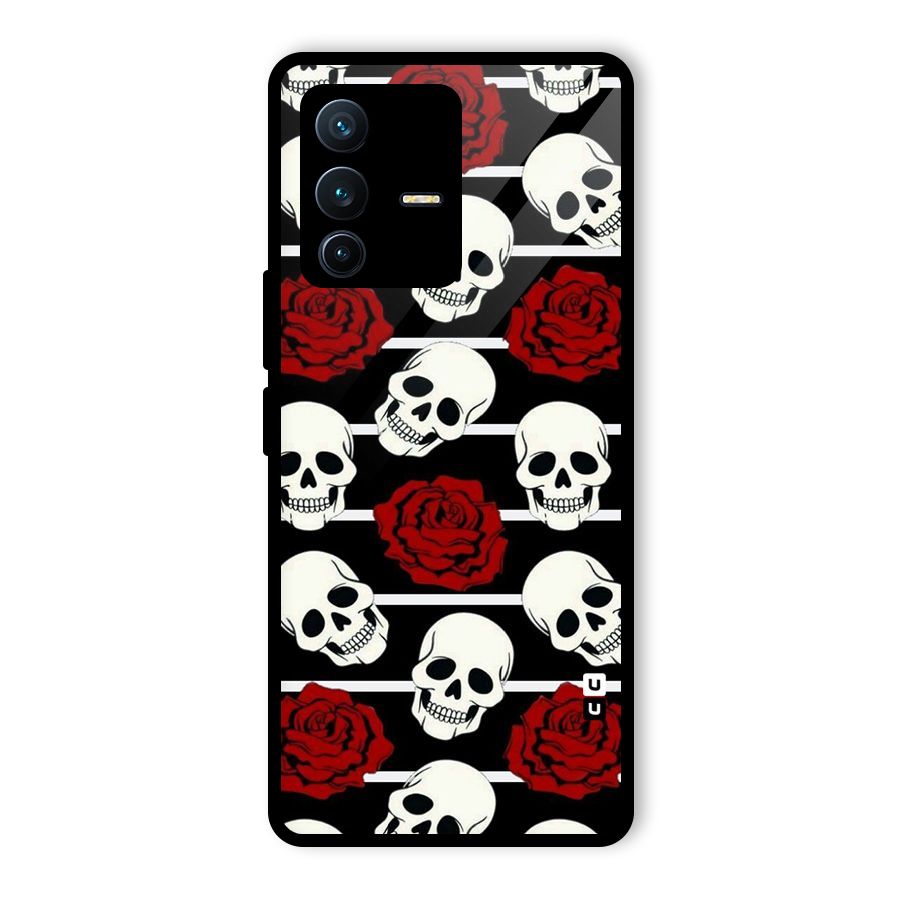 Adorable Skulls Glass Back Case for Vivo V23 Pro