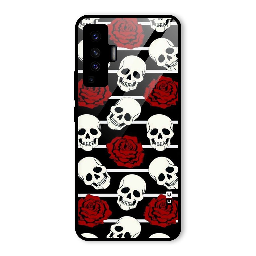 Adorable Skulls Glass Back Case for Vivo X50