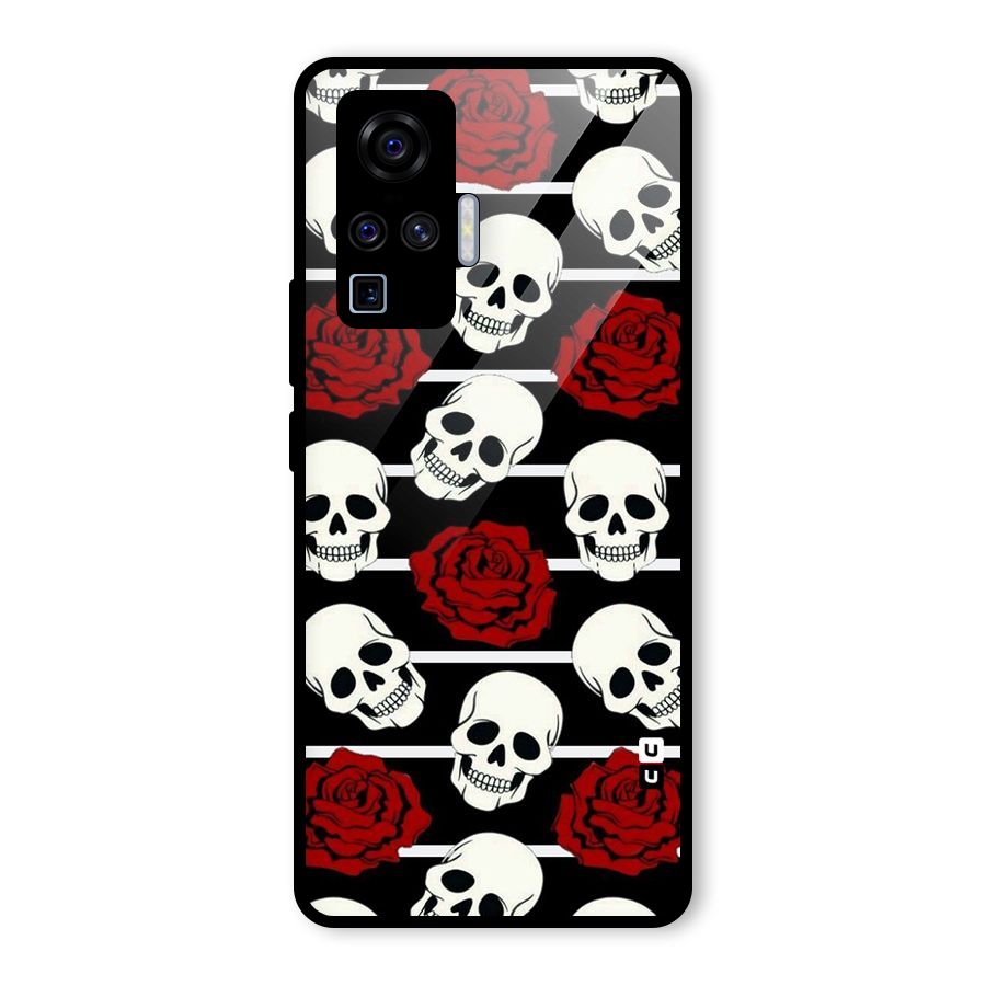 Adorable Skulls Glass Back Case for Vivo X50 Pro