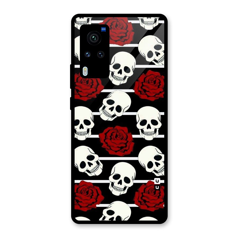 Adorable Skulls Glass Back Case for Vivo X60 Pro