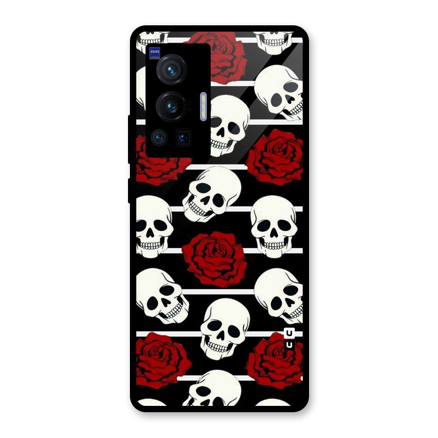 Adorable Skulls Glass Back Case for Vivo X70 Pro