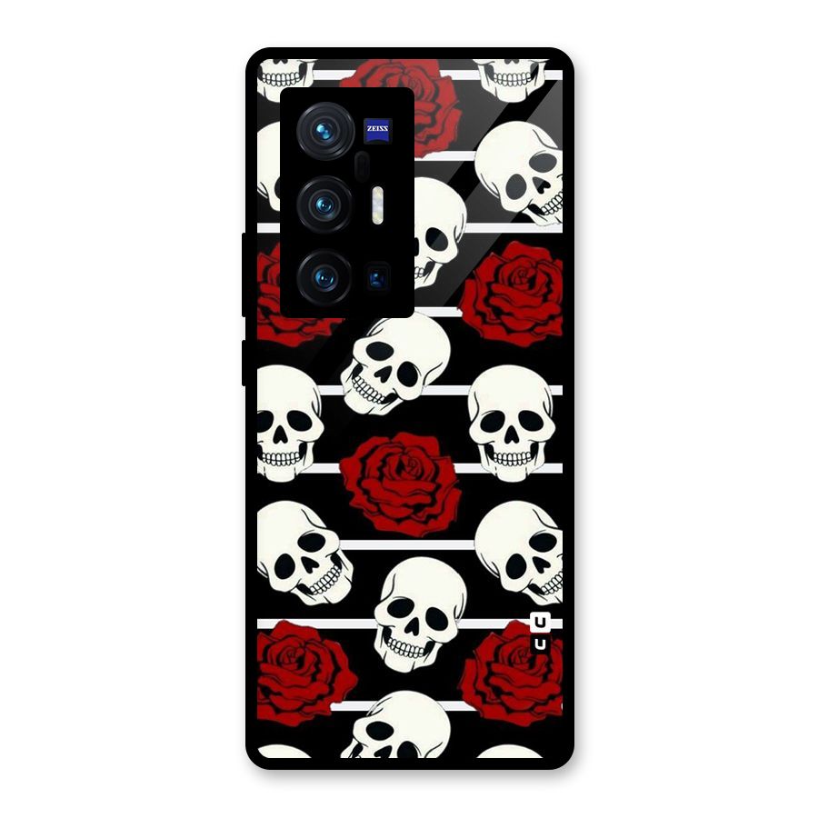 Adorable Skulls Glass Back Case for Vivo X70 Pro Plus