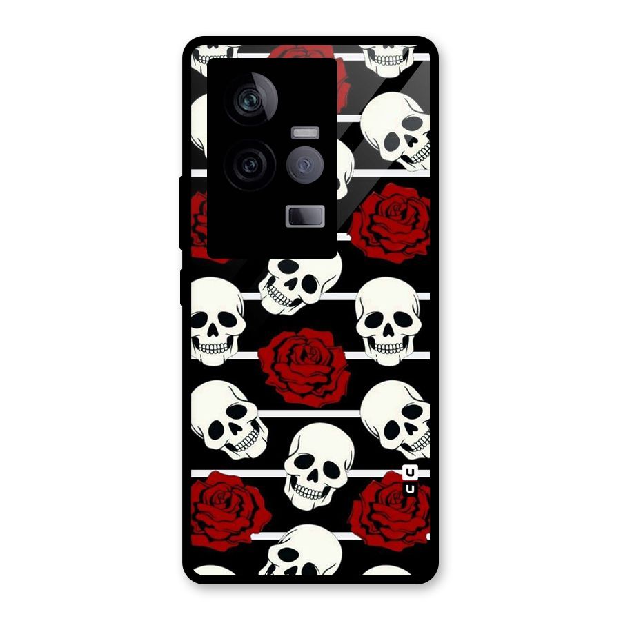 Adorable Skulls Glass Back Case for Vivo iQOO 11 5G