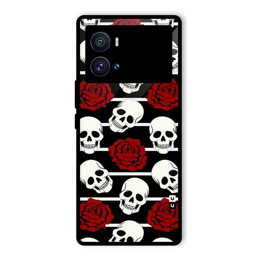 Adorable Skulls Glass Back Case for Vivo iQOO 9 Pro