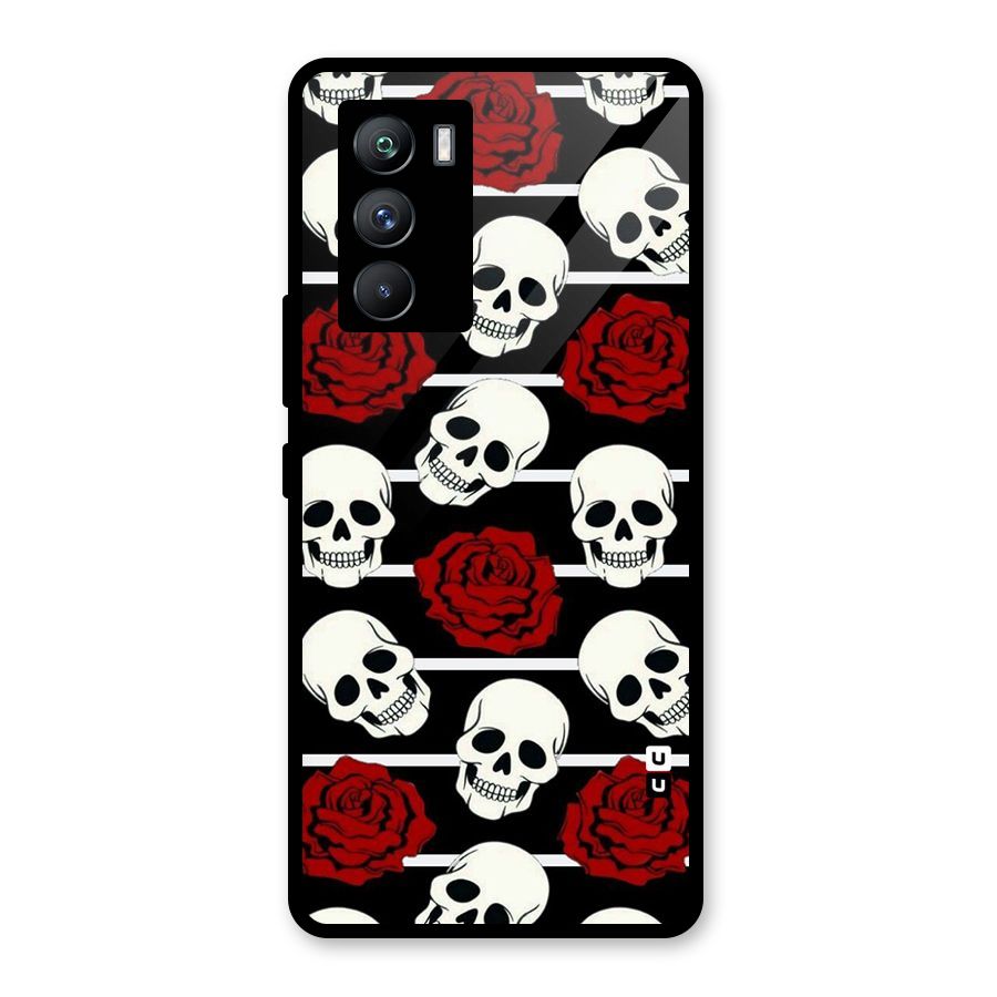 Adorable Skulls Glass Back Case for Vivo iQOO 9 SE