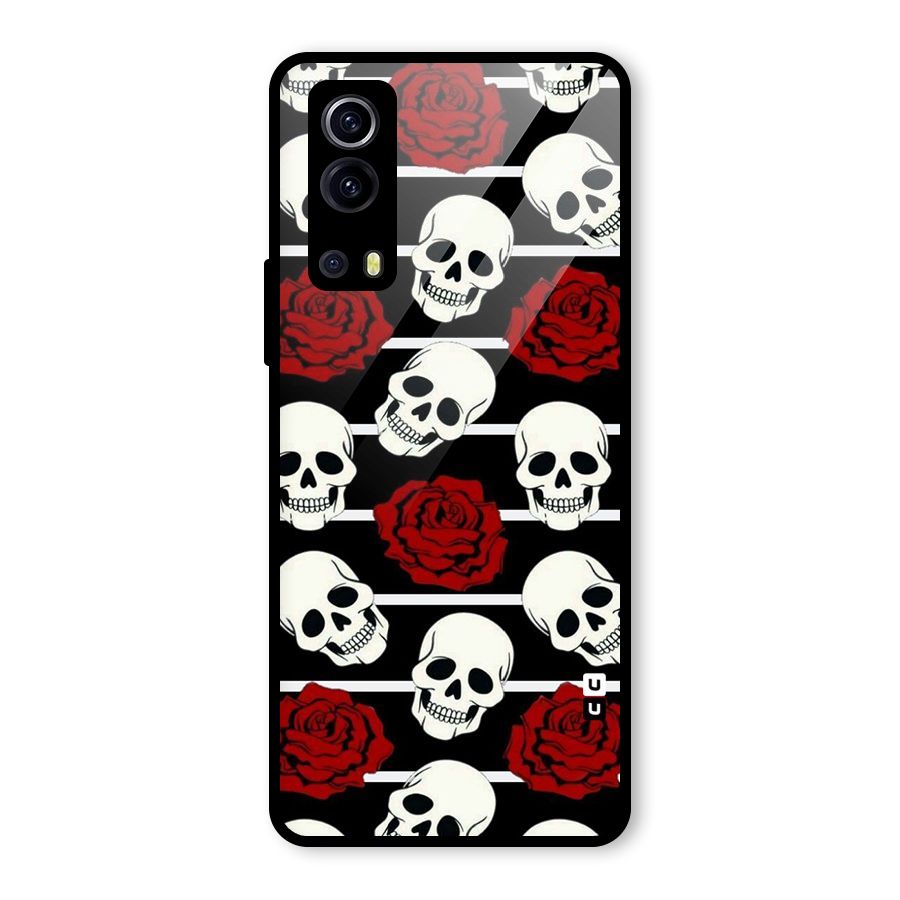 Adorable Skulls Glass Back Case for Vivo iQOO Z3