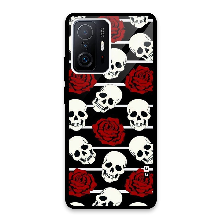 Adorable Skulls Glass Back Case for Xiaomi 11T Pro
