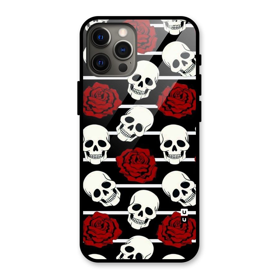 Adorable Skulls Glass Back Case for iPhone 12 Pro Max