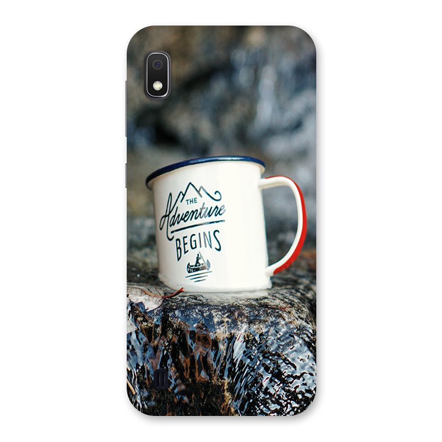Adventure Begins Back Case for Galaxy A10