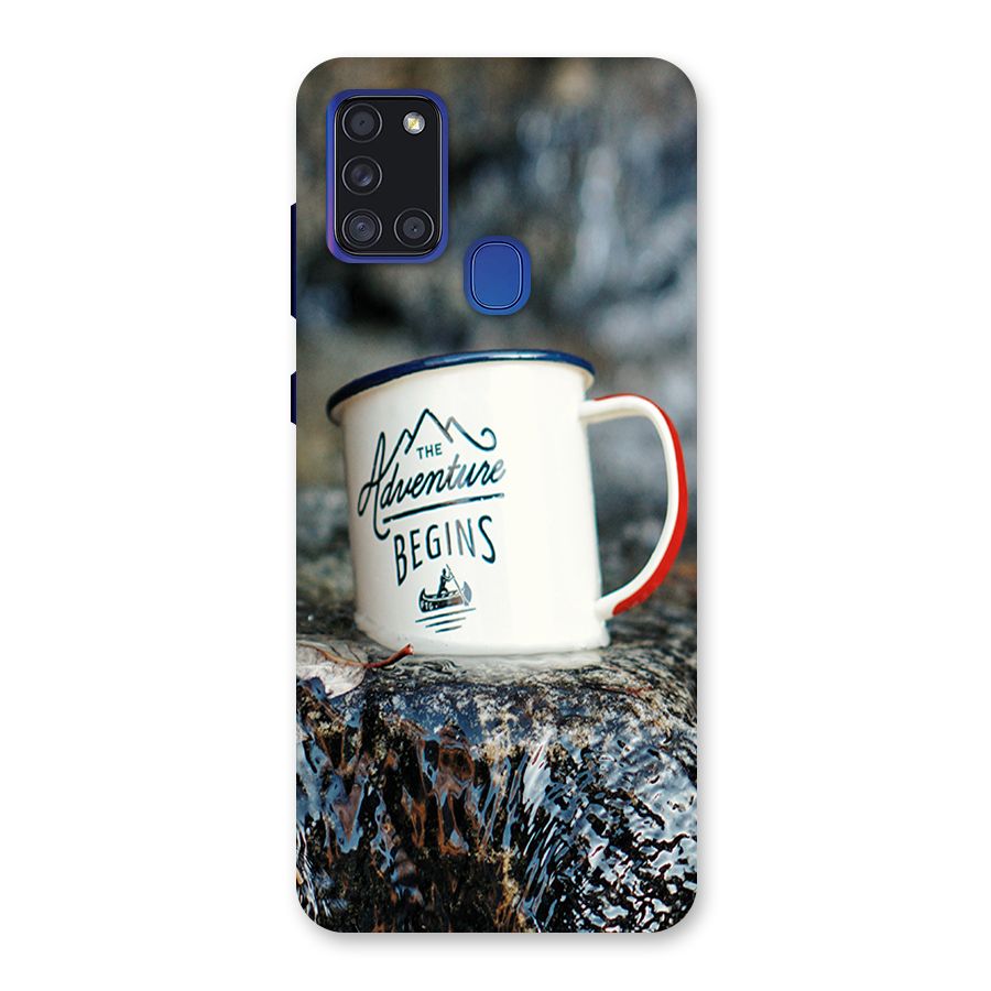 Adventure Begins Back Case for Galaxy A21s