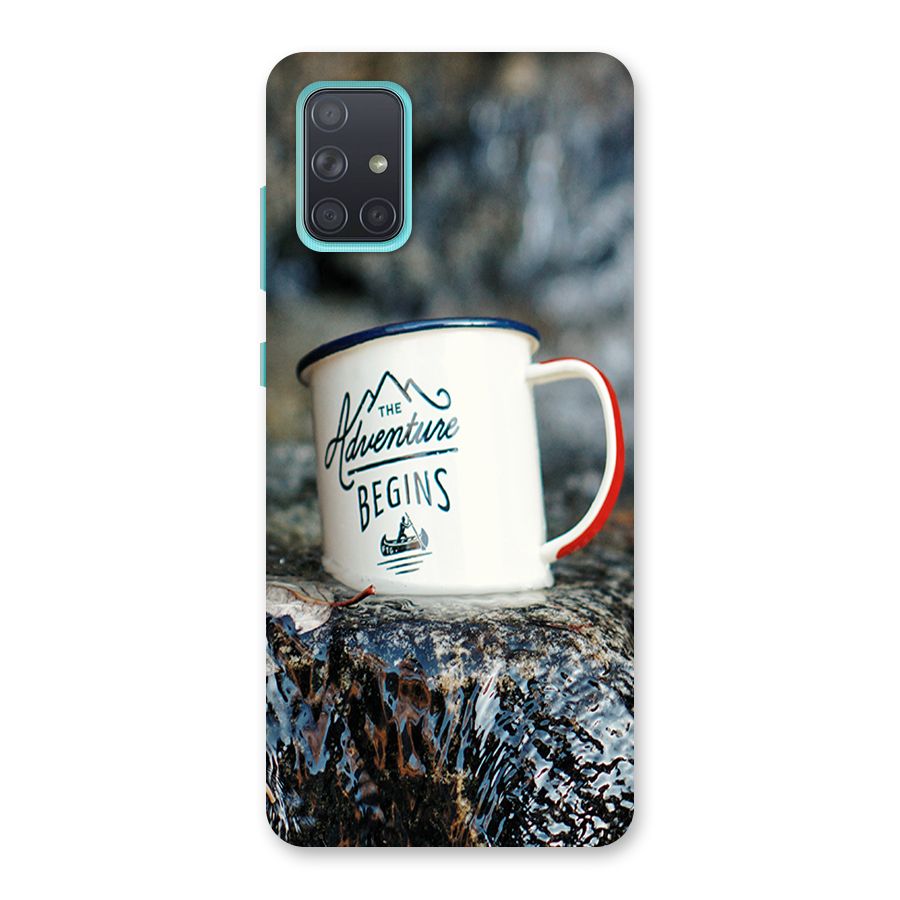 Adventure Begins Back Case for Galaxy A71