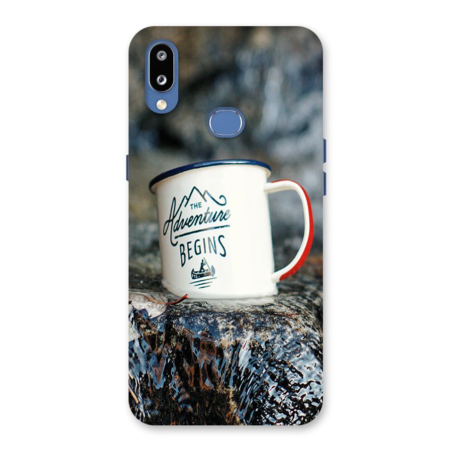 Adventure Begins Back Case for Galaxy M01s