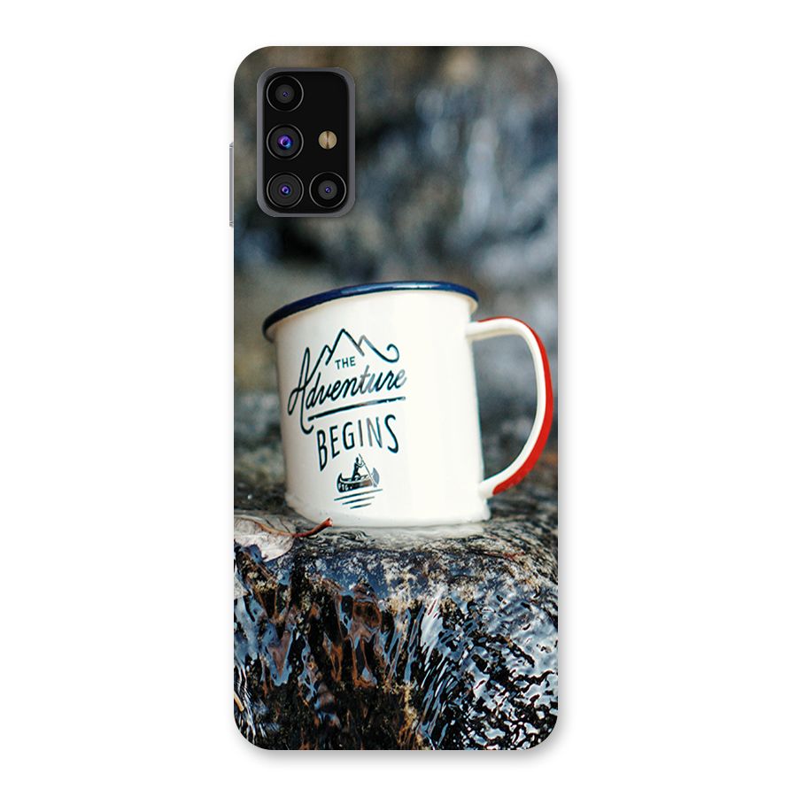 Adventure Begins Back Case for Galaxy M31s