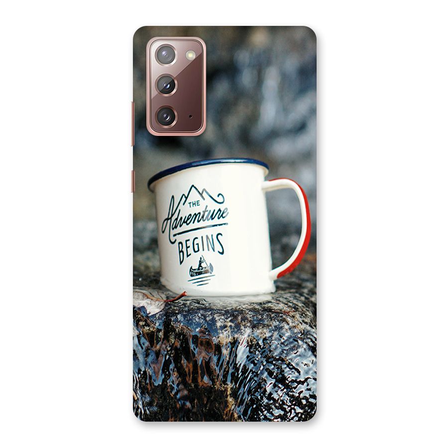 Adventure Begins Back Case for Galaxy Note 20