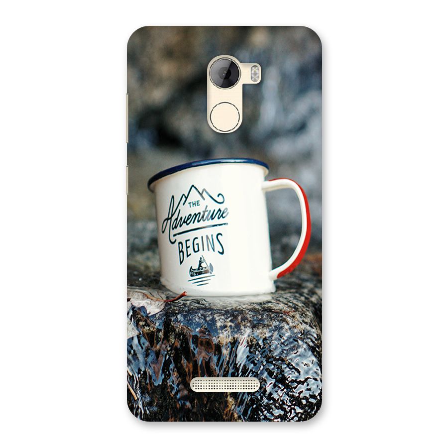 Adventure Begins Back Case for Gionee A1 LIte
