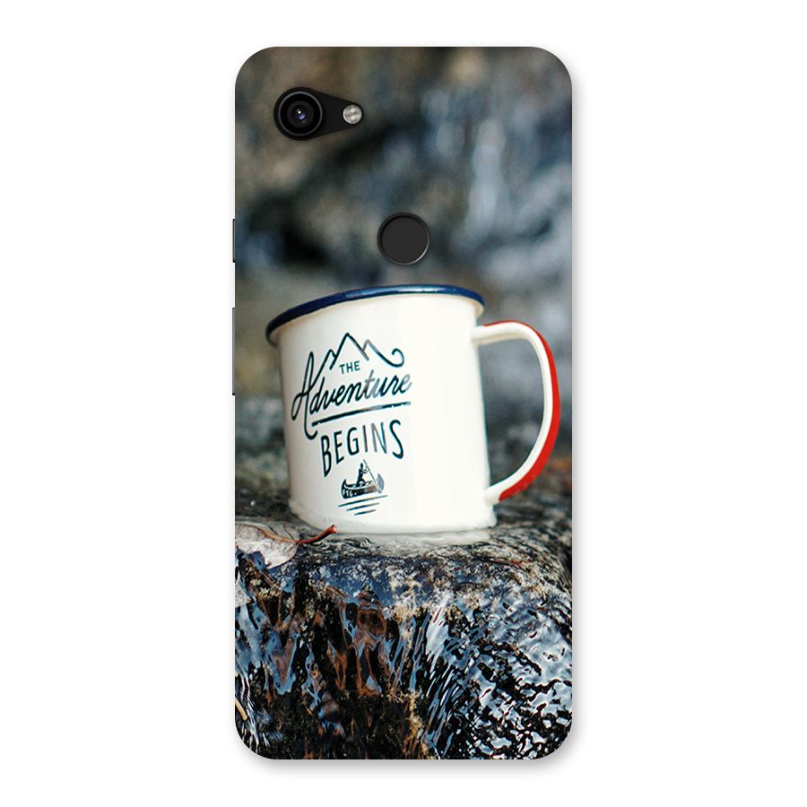 Adventure Begins Back Case for Google Pixel 3a XL