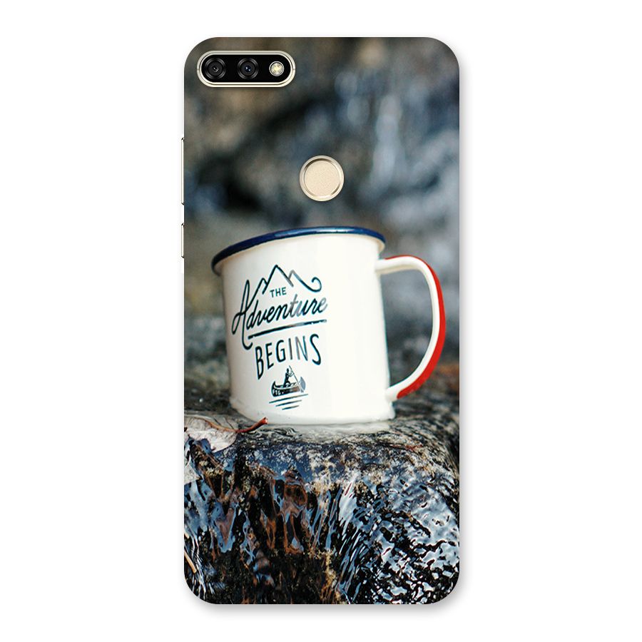 Adventure Begins Back Case for Honor 7A