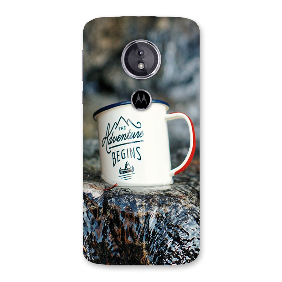 Adventure Begins Back Case for Moto E5