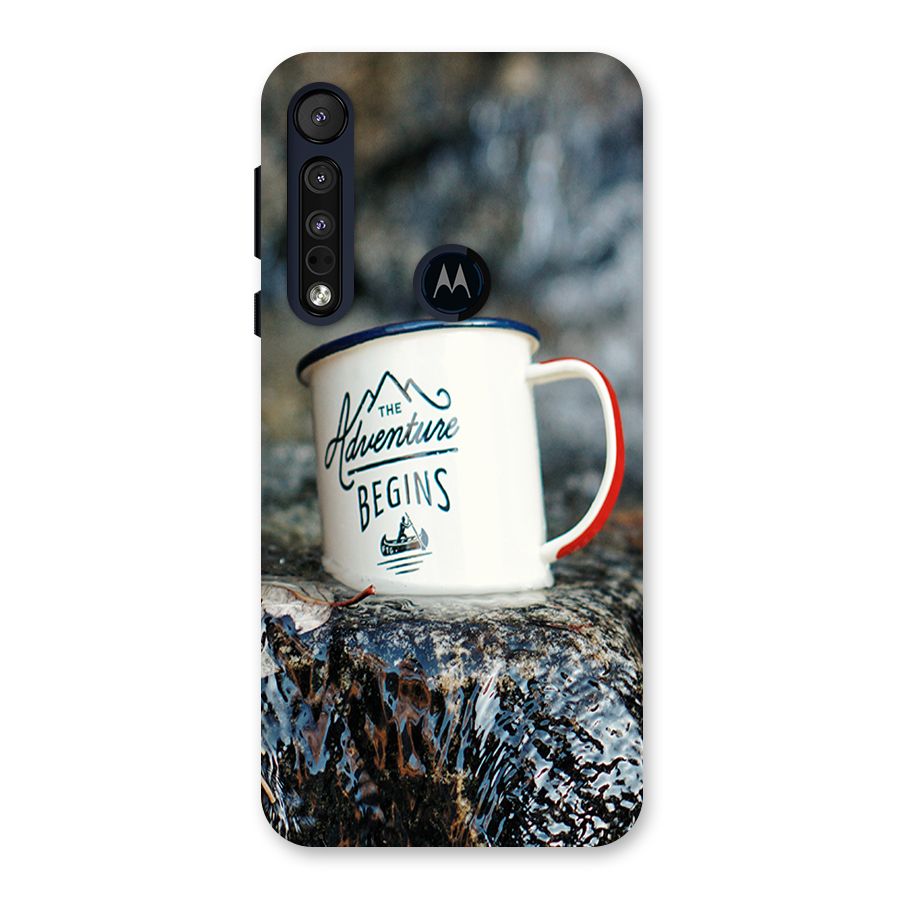 Adventure Begins Back Case for Motorola One Macro