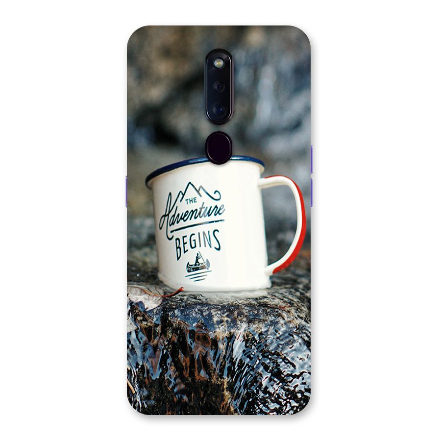 Adventure Begins Back Case for Oppo F11 Pro