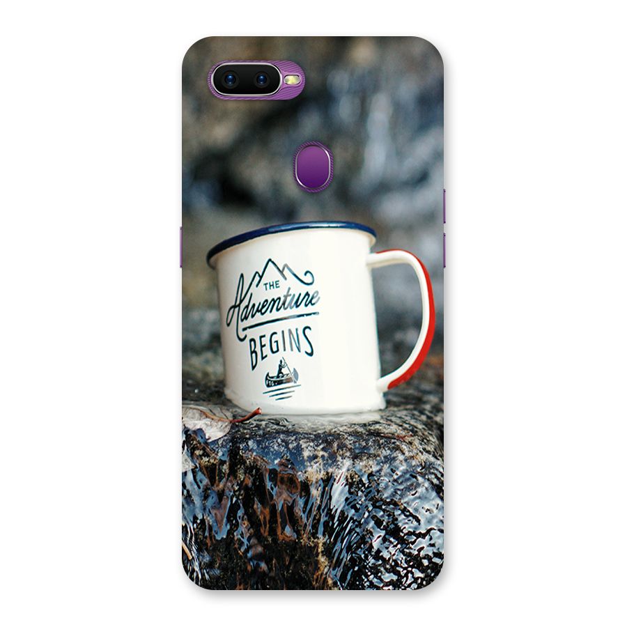 Adventure Begins Back Case for Oppo F9